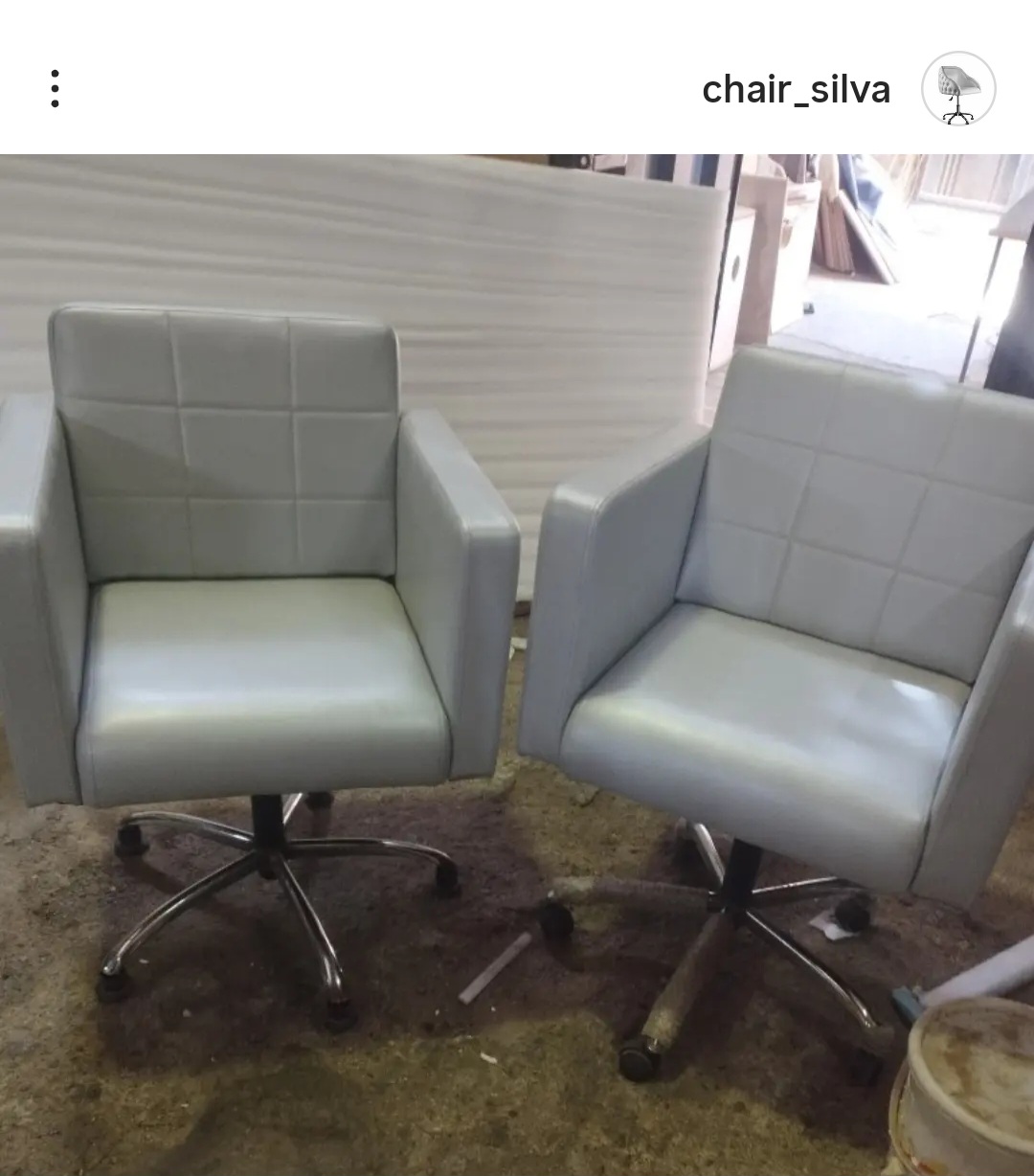 صندلی ارایشگاهی چهار گوش