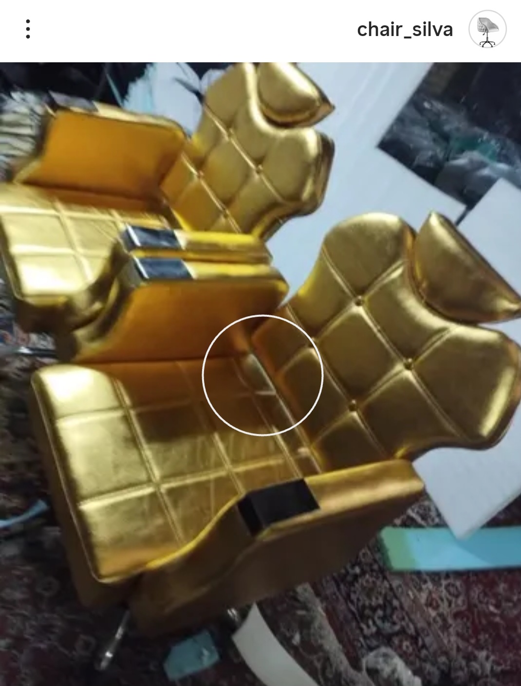 صندلی گلایول آرایشگاهی